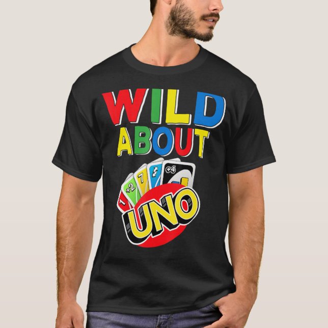 Wild About Uno Party Decorations 1st Birthday Outf T-Shirt (Front)