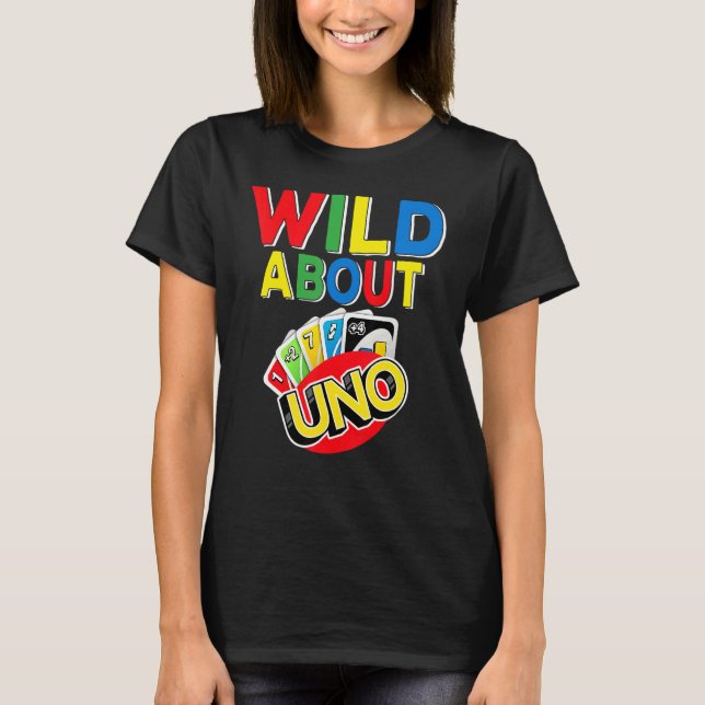 Wild About Uno Party Decorations 1st Birthday Outf T-Shirt (Front)
