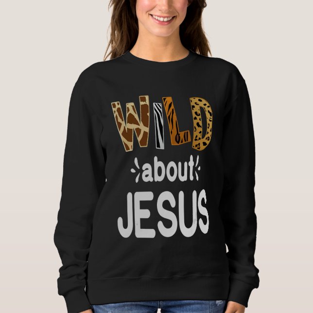 Wild About Yoga  Yoga   Sweatshirt (Front)