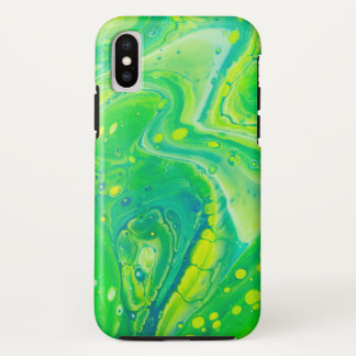 Wild Acrylic Fluid Art Abstract iPhone X Case