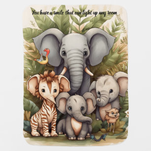 Wild Adventures Baby Blanket