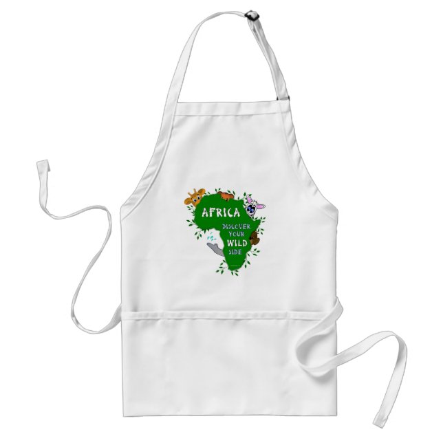 Wild Africa Adult Apron (Front)