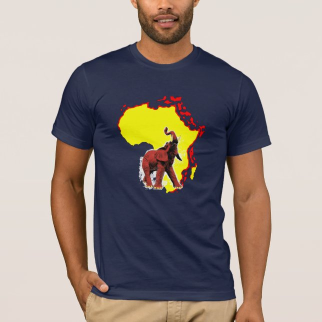 wild africa american apparel t-shirt (Front)