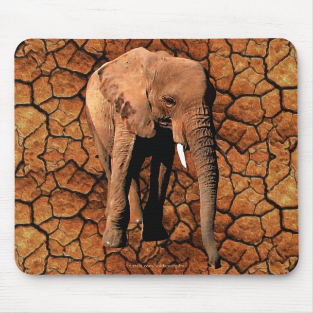 Wild Africa Animal-lovers Big Five Mouse Pad (Front)