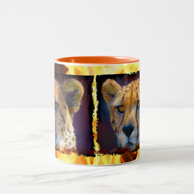 Wild Africa Animal-lovers Big Five Two-Tone Coffee Mug (Center)