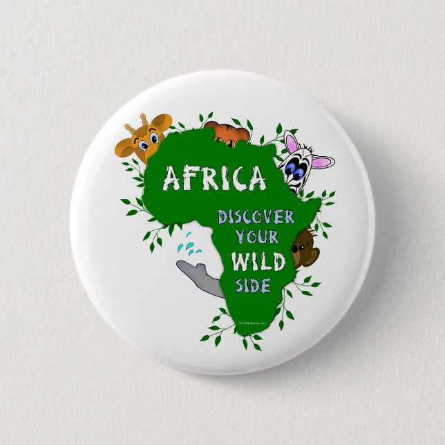 Wild Africa Button (Front)