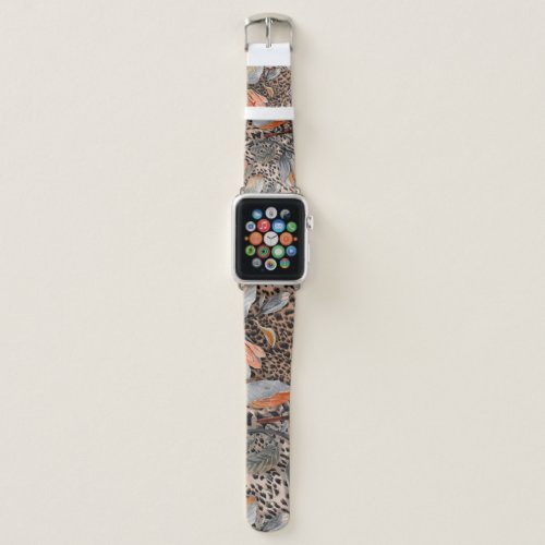 Wild African Animal Skin Pattern Apple Watch Band