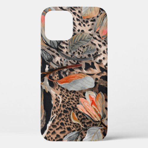 Wild African Animal Skin Pattern iPhone 12 Case