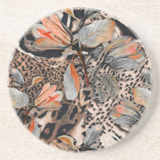 Wild African Animal Skin Pattern Coaster