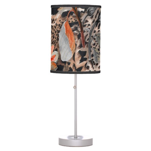 Wild African Animal Skin Pattern Table Lamp
