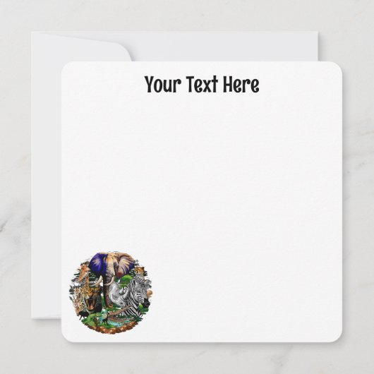 Wild African Savanna Animals (Back)