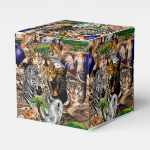 Wild African Savanna Animals Favor Boxes