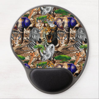 Wild African Savanna Animals Gel Mouse Pad