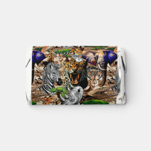 Wild African Savanna Animals Hershey's Miniatures