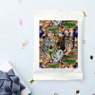 Wild African Savanna Animals Margarita Drink Mix