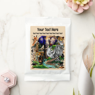 Wild African Savanna Animals Margarita Drink Mix