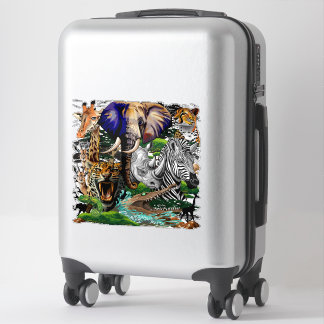 Wild African Savanna Animals Sticker