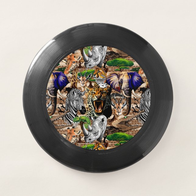 Wild African Savanna Animals Wham-O Frisbee (Front)