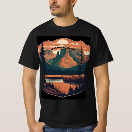 Wild America National Parks T_shirt design