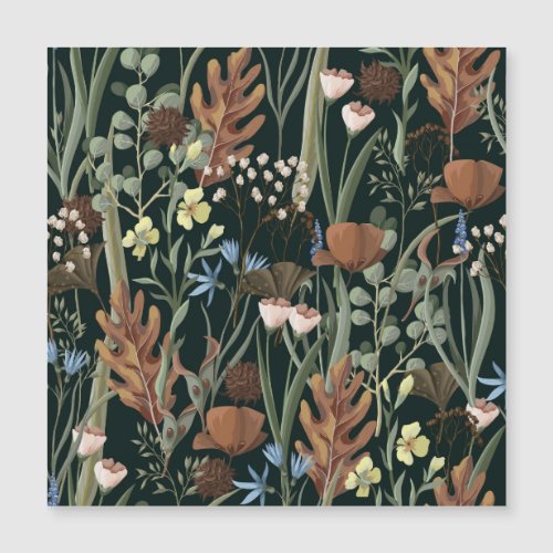 Wild and Dried Flowers Pattern