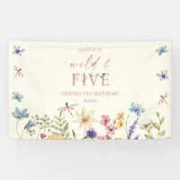 Wild and Five Wildflower 5th Birthday Party