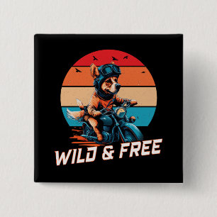 Wild and Free Button