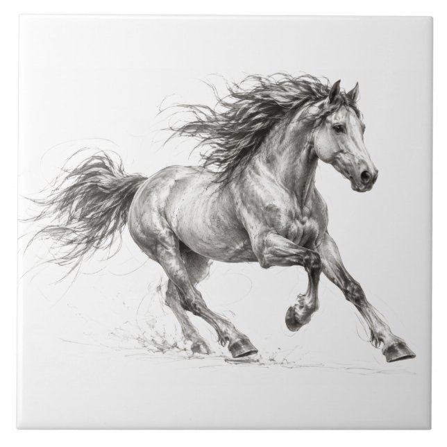 Wild and Free Ceramic Tile (Front)