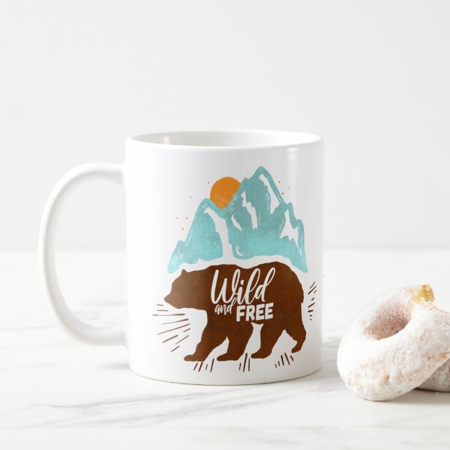 Wild and Free Coffee Mug (With Donut)