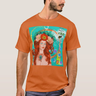 Wild and Free Digital Collage T-Shirt