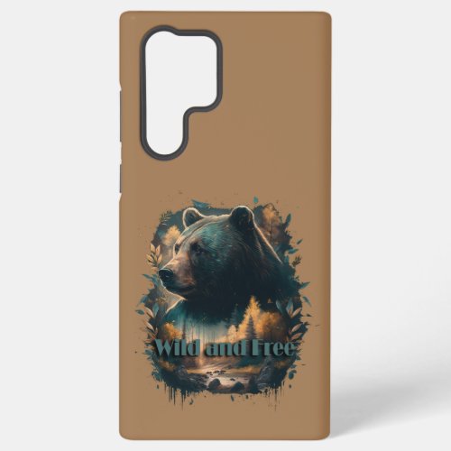 Wild and Free Grizzly Bear in Its Natural Habitat Samsung Galaxy S22 Ultra Case
