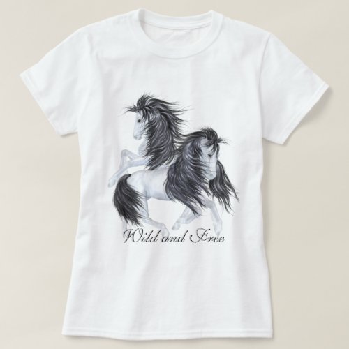 Wild and Free Horses T_Shirt