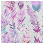 WILD and FREE Lavender Aqua Feathers Fabric