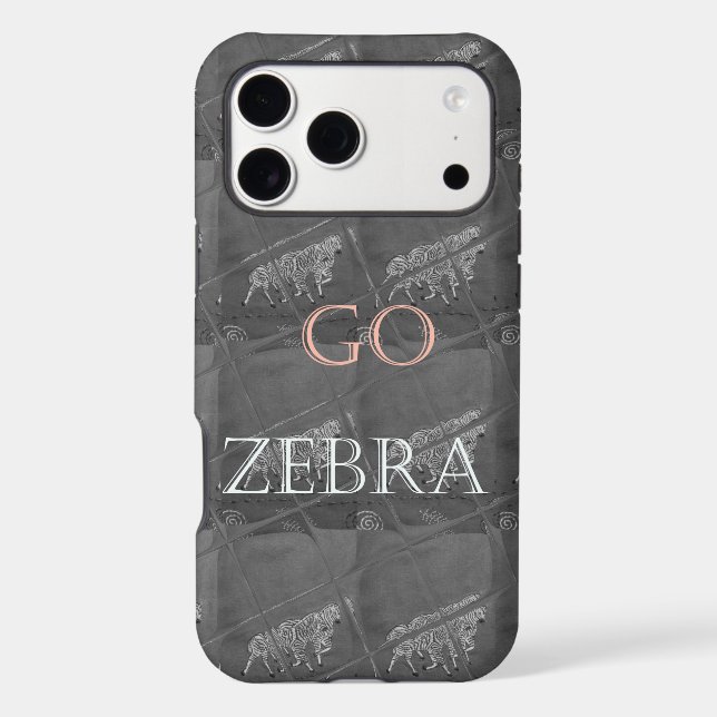 Wild and Free Let's Go!: A Zebra's Journey Case-Mate iPhone Case (Back)