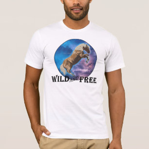 Wild and Free - Mustang T-Shirt