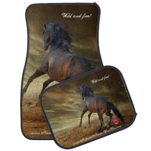  Wild and free! National Name Your Car Car Floor M Mat