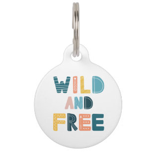 Wild and Free Pet ID Tag