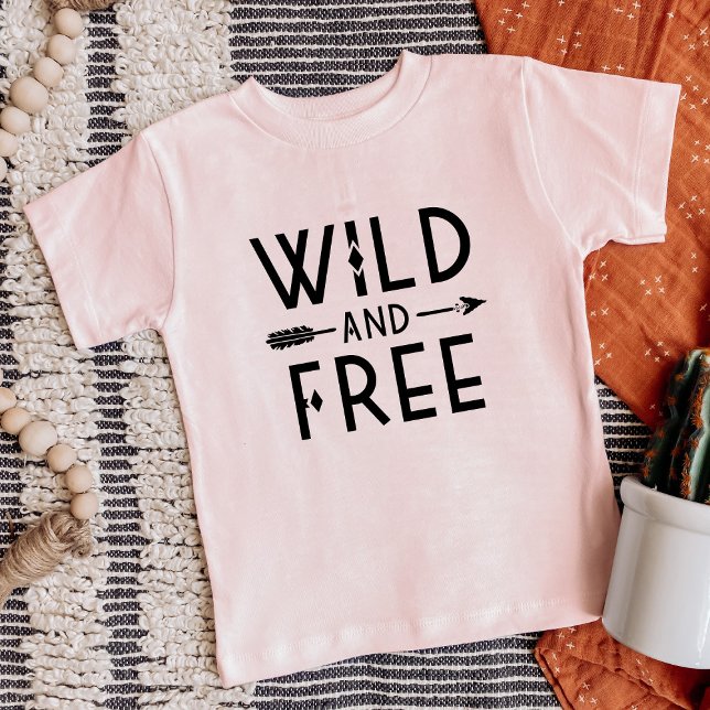 Wild and Free Toddler T-shirt (Creator Uploaded)