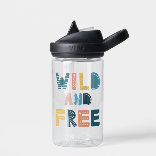 Wild and Free Water Bottle (Left)