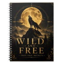 Wild and Free | Wolf Spirit Notebook 