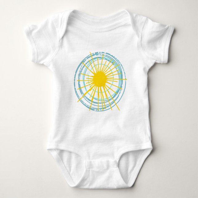 Wild and Free You Are My Sunshine Baby Bodysuit (Front)