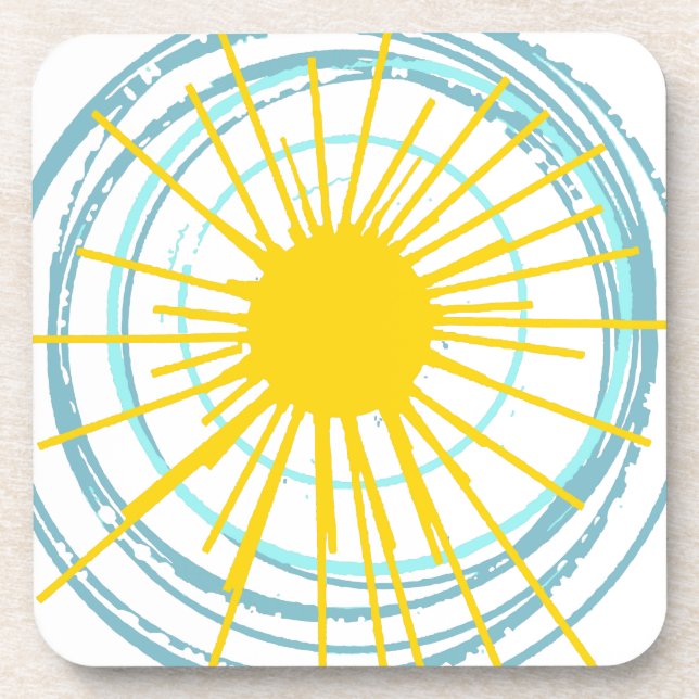 Wild and Free You Are My Sunshine Drink Coaster (Front)