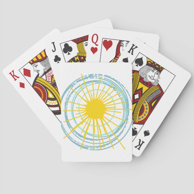 Wild and Free You Are My Sunshine Poker Cards (Back)