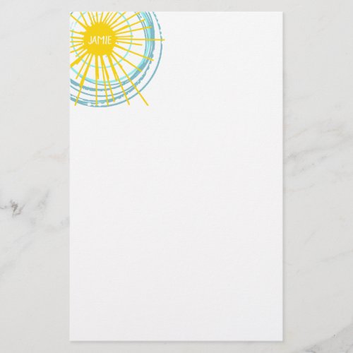 Wild and Free You Are My Sunshine Stationery