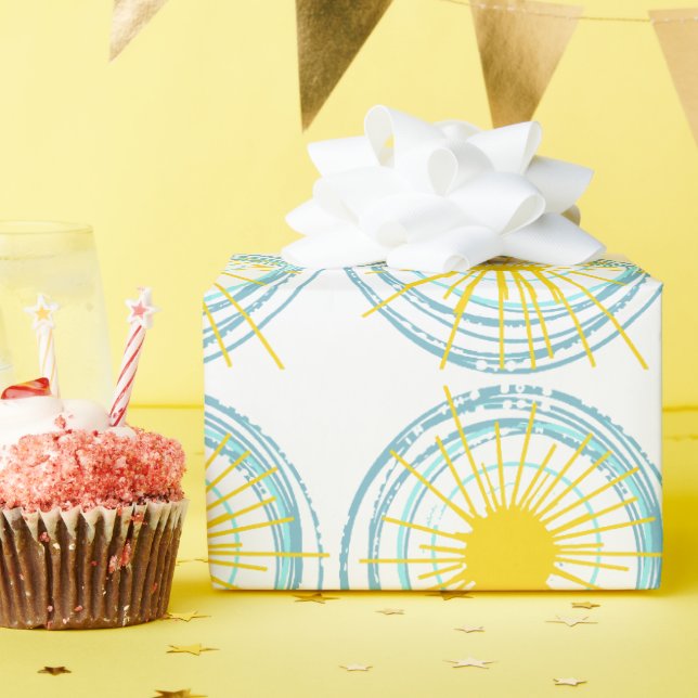 Wild and Free You Are My Sunshine Wrapping Paper (Birthday Party)