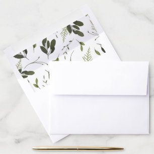 Wild and Green Envelope Liner