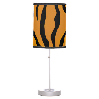 Wild and Natural Tiger Stripes Pattern Table Lamp