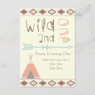 Wild and One Invitation