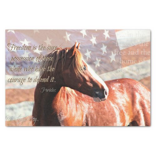 Wild and Patriotic Tissue Gift Paper