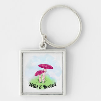 Wild and Rooted  Keychain