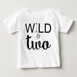 Wild and two arrow 2nd birthday shirt